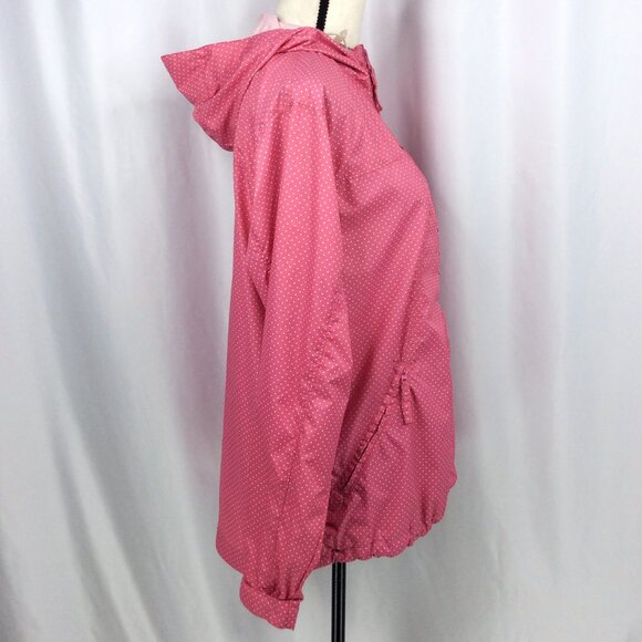 White Sierra Hooded Windbreaker Jacket Womens Size Large - Picture 2 of 9